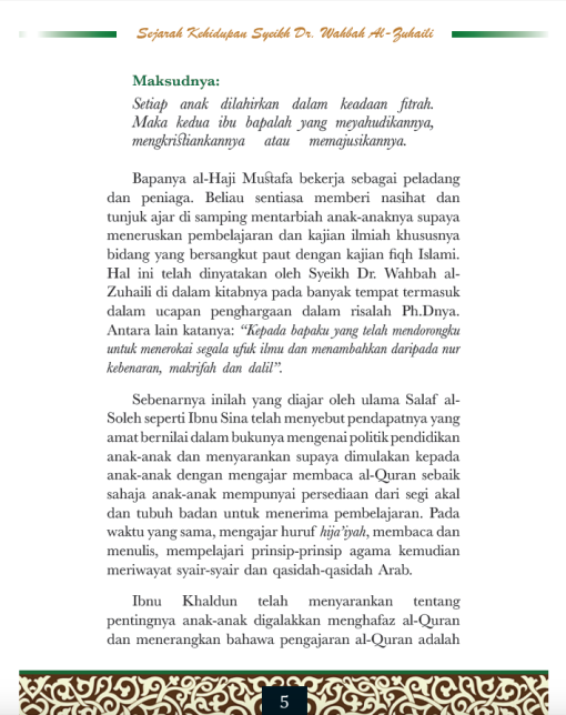 Syeikh Dr. Wahbah al-Zuhaili Yang Kukenali - Image 4