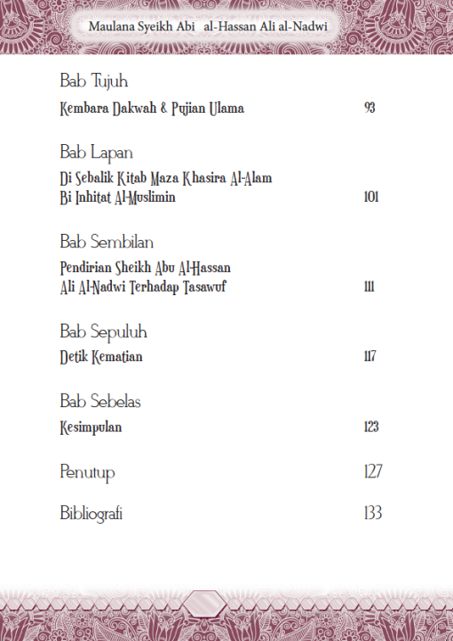 Maulana Syeikh Abi al-Hassan Ali al-Nadwi - Image 3